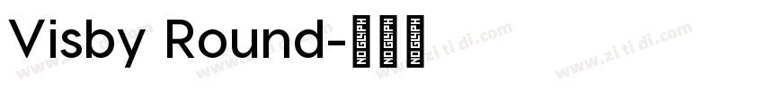 Visby Round字体转换